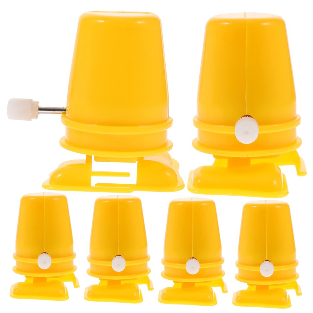 BESPORTBLE 6Pcs Clockwise Movement Plastic Plaything Parts for DIY Clay Craft Wind Up Accessories Small Reusable Mechanism for Handmade Walking Robot
