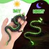 12-inch 3D Printed Dragon Eggs, Glow in The Dark Fidget Toys for Kids & Adults, for Home Office Desk Decor (Dark Green, Pcs, 1) view 2
