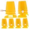 SUPVOX 6Pcs Plastic Wind Up Movement Accessories for DIY Clay Craft Small Clockwork Mechanism Replacement Parts for Handmade Robot Projects view 1