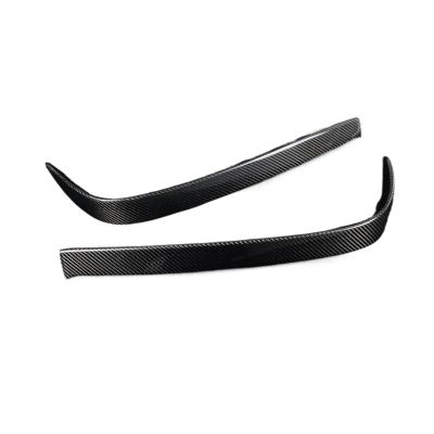 Compatible for Lexus RC F RCF USC10 Art 2014-2018 2pcs Real Carbon Fiber Rear Bumper Spoiler Air Vent Outlet Trim Cover Car Styling Decol