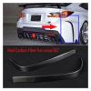 Compatible for Lexus RC F RCF USC10 Art 2014-2018 2pcs Real Carbon Fiber Rear Bumper Spoiler Air Vent Outlet Trim Cover Car Styling Decol view 2