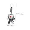 BESPORTBLE Black and White Crib Pendant Rattle for Early Learning with Animal Design Visual Stimulation Hanging Plaything for Newborns Sensory Development and Auditory Training view 2