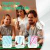 Adkoat 4PCS Mahjong Shuffler Cards for Tiles Mixing & Shuffling - Portable Mah Jongg Accessories and Gifts for Party Supplies - Waterproof Rules Printed for Mah-jongg Beginners & Lovers view 3