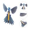 minkissy 6Pcs Clockwork Flying Bird Bright Rubber Band Powered Hummingbird Props for Festival Party Supplies and Birthday Gifts view 4