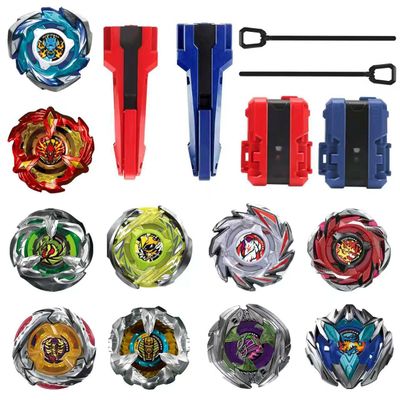 ASVEXKW Battling Set, Spinninning Top Burst Boy Combat Battling Game Set, Spinning & Launchers, Greats Birthday Gift for Boys, 8 & 10 Spinning Tops (10)