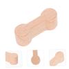 LIOOBO 20pcs Wooden Dog Bone Track Connectors Train Track Adaptors for Childrens Creative Layouts and Fine Motor Skill Development view 4