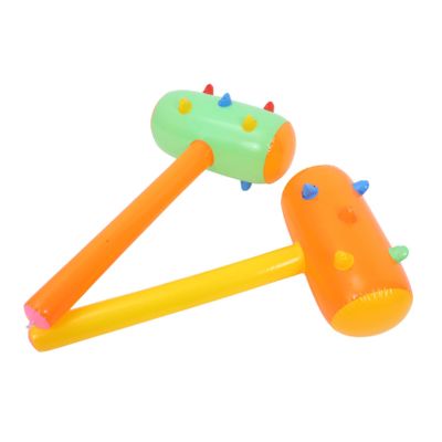 BCOATH 2PCS Colorful PVC Inflatable Hammers for Funny Random Color Lightweight Party Game Props for Home Ktv Bar Entertainment Random Color