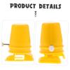 BCOATH 6Pcs Clockwise Plastic Movement Parts Replacement Mechanism for DIY Clay Craft Accessories Wind Up Walking Supplies for Handmade Plaything Repair view 3