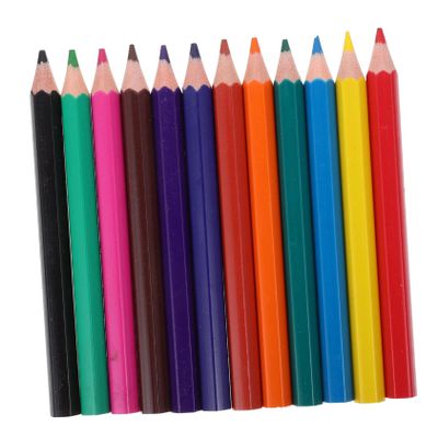 Abaodam 6 Sets Mini Colored Pencils Portable for Students and Adults Color Ergonomic Writing and Drawing Pencils for Sketching Coloring and Gift Use