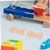 Beaupretty 20pcs Wooden Dog Bone Train Track Connectors for DIY Wooden Railway Compatible Adapter Pieces for Creative Play and Fine Motor Skill Development view 3