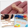 Healifty 20pcs Wooden Dog Bone Train Track Connectors for Decorative Adaptors for Creative DIY Layouts Enhances Hands Skills and Imagination Party view 3