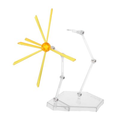 ibasenice Poseable Figure Display Stand with Special Effects Base Adjustable Action Figure Holder for Model Organization Realistic Scene Creation Compatible with Articulated Collectibles