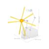 Abaodam Adjustable Yellow Figure Display Stand with Special Effects Figures and Model Dolls Realistic Scene Support Base for Organized Collectible Display and Stop Motion Accessories view 2