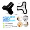 DOITOOL 4 Pcs Table Corner Protectors for Safety Soft Strong PVC Edge Guards Collision Furniture Bumpers for Tables Cabinets Desks Easy to Clean and Install view 3