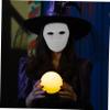 BESPORTBLE 24pcs Full Face Blank White DIY Painting Masks for Men Porous Breathable Halloween Party Masks Hip Hop Dance Ghost Cosplay Masquerade Costume Accessories view 2