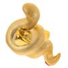 Abaodam Year Snake Ceramic Piggy Bank Decor Snake Shaped Coin Bank for Home Desktop Saving Pot with Prosperity Symbol Cute Animal Statue for Adults view 1
