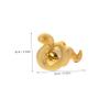 Abaodam Year Snake Ceramic Piggy Bank Decor Snake Shaped Coin Bank for Home Desktop Saving Pot with Prosperity Symbol Cute Animal Statue for Adults view 2