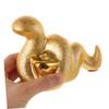 Abaodam Year Snake Ceramic Piggy Bank Decor Snake Shaped Coin Bank for Home Desktop Saving Pot with Prosperity Symbol Cute Animal Statue for Adults view 3