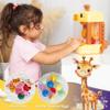 Claw Machine for Kids - Mini Arcade Game - Vending Machine - Candy Grabber Toys - Silent Mode, Lights, USB - Plush Toys & Easter Eggs, Surprise Stickers - Fun Gift for Kids, Boys & Girls (Giraffe) view 2