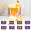 Claw Machine for Kids - Mini Arcade Game - Vending Machine - Candy Grabber Toys - Silent Mode, Lights, USB - Plush Toys & Easter Eggs, Surprise Stickers - Fun Gift for Kids, Boys & Girls (Giraffe) view 4