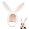 BESPORTBLE Black Plush Rabbit Headwear with Movable Ears Cartoon Animal Hat for Women and Cosplay Photo Prop view 1