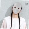 Beaupretty 6 pcs Blank Full Face Paintable Masks for DIY Decoration Comfortable Lightweight White Masquerade Masks for Costume Parties Cosplay and Role Playing Accessories view 4