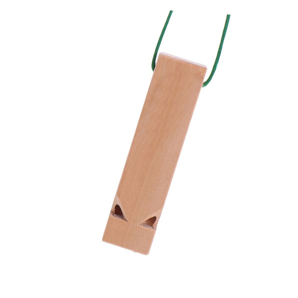 Abaodam Wooden Train Whistle DIY Painting Musical for Real Wood Whistles with Long Toot Sound Creative Educational Plaything for Boys and Party Favors Random Color