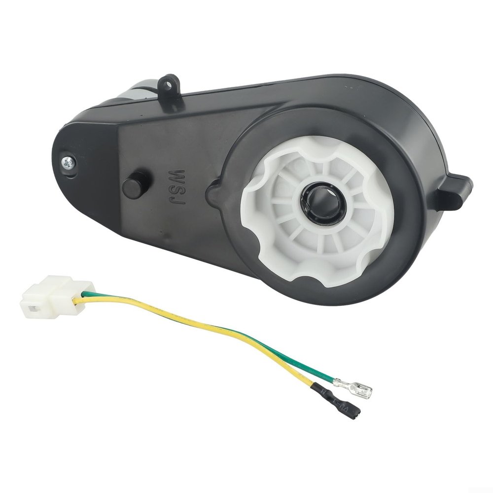 12V Electric Ride On Car Gearbox Motor, DC High Torque Gearbox, Electric Transmission Gearmotor, Low Noise High Speed Drive Engine Kids Electric Car Replacement Parts(RS550 12V 30000RPM)