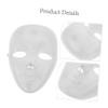 Abaodam 6 pcs Blank Full Facial Masks for DIY Painting Sturdy Reusable Plain Masquerade Props for Cosplay Role Playing Dance and Party Decorations Comfortable and Safe Craft Supplies view 3