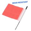 minkissy Metal Rc Crawler Car Antenna Flagpole with Signal Flag Decoration Stable Simulation Signal Part for Model Climbing Cars Easy Attachment Red Ornament view 4