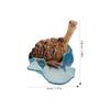Beaupretty 2pcs Simulation Ostrich Figurine Plastic Animal Model Educational Decor for Nursery Learning Realistic Fake Ostrich Figures view 2