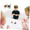 Beaupretty 2pcs Simulation Ostrich Figurine Plastic Animal Model Educational Decor for Nursery Learning Realistic Fake Ostrich Figures view 3