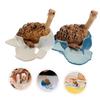 Beaupretty 2pcs Simulation Ostrich Figurine Plastic Animal Model Educational Decor for Nursery Learning Realistic Fake Ostrich Figures view 4