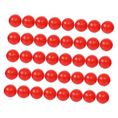BESPORTBLE 100pcs Red Openable Lottery Balls PVC Sphere Party Game Props for Raffles Celebrations Events with Bright Fade Resistant Color and Convenient Prize