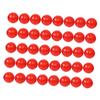 BESPORTBLE 100pcs Red Openable Lottery Balls PVC Sphere Party Game Props for Raffles Celebrations Events with Bright Fade Resistant Color and Convenient Prize view 1