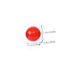 LIOOBO 100pcs Red Openable Lottery Balls PVC Reusable Raffle Drawing Game Props for Parties Events Celebrations Interactive Fun with Fillable Design view 2