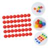 LIOOBO 100pcs Red Openable Lottery Balls PVC Reusable Raffle Drawing Game Props for Parties Events Celebrations Interactive Fun with Fillable Design view 3