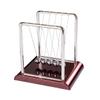 Abaodam Large Newton Pendulum Ball with Plastic Square Pattern Bumper Ball for Home Office Desk Decoration Physics Educational Stress Relief and Motion Demonstration view 1