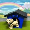 3D Printed Dog Model, Articulated Flexible Animal Toy with Dog House, Movable Joints, Home Office Decor, Fidget Toys for Autism/ADHD, Executive Desk Animals Toy - AD-LAB-BH view 1