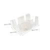 DECHOUS Rotating Playing Card Holder Tray with Deck Capacity Lightweight Poker Stand for Adults Easy to Clean Compact Organizer Suitable for Home Office Entertainment view 2