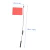 BCOATH Rc Car Model Antenna with Red Signal Flag Metal Decoration for Rc Crawler Cars Simulation Signal Part Accessory for Easy Attachment and Unique Styling view 2