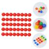 BESPORTBLE 100pcs Red Seamless Openable Lottery Balls for Party Games and Raffle Drawings PVC Sphere Game Supplies for Carnival Christmas Indoor Entertainment Activities view 4