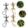 Abaodam 4Pcs Realistic Plastic Lizard Trick Reptile Figures for Halloween Pranks Garden Decor Boys Playthings view 4