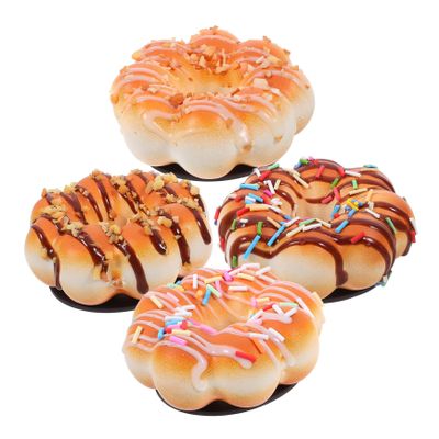BESPORTBLE Simulated Donut Model Miniature Fake Doughnut Display Props Realistic Artificial Pastry Decoration for Kitchen Party Festival and Shop Window Use