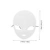 Abaodam Blank White Fox Mask Unfinished Plastic for DIY Painting Handcraft Thick PVC Material Eye Suitable for Halloween Cosplay Party and Art Craft Activities view 2