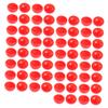 TOYANDONA 100pcs Red Openable PVC Lottery Balls for Party Raffle Drawings Lightweight Game Props for Entertainment Annual Meetings and Recreational Activities view 1