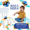 Blaze and The Monster Machine TurboTwist Racers - Race Track Set (Crusher TurboTwist Racer) (Blue) view 2