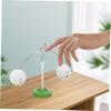BCOATH Metal Balance Ornament Miniature Pendulum Physics Decoration for Home Office Educational Stress Relief Desktop Kinetic Portable White Metal Crafts Gift view 3