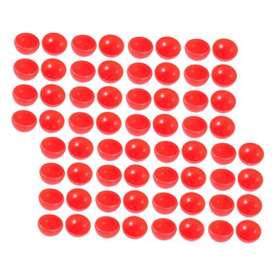 Wakauto 100pcs Red Openable Lottery Balls for Party Games Interactive Entertainment Props Reusable PVC Material for Indoor Events and Surprise Fillings