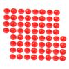 Wakauto 100pcs Red Openable Lottery Balls for Party Games Interactive Entertainment Props Reusable PVC Material for Indoor Events and Surprise Fillings view 1